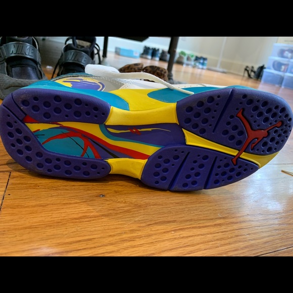 Women’s Jordan 8, aqua - Picture 4 of 5